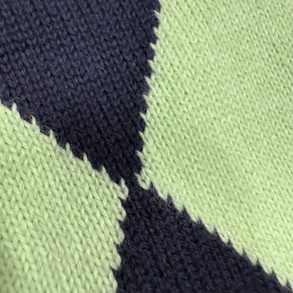 RED Valentino Garavani Knit V-Neck Sweater Made in Italy Pullover Diamond Medium - Picture 5 of 9